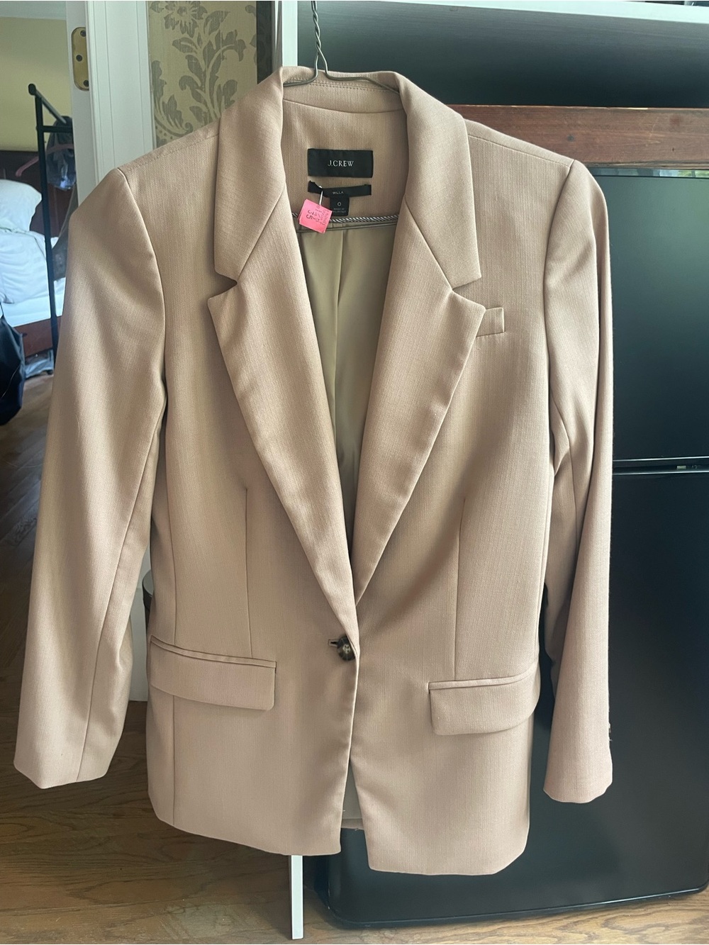 J. Crew Taupe Single-Button Tailored Blazer